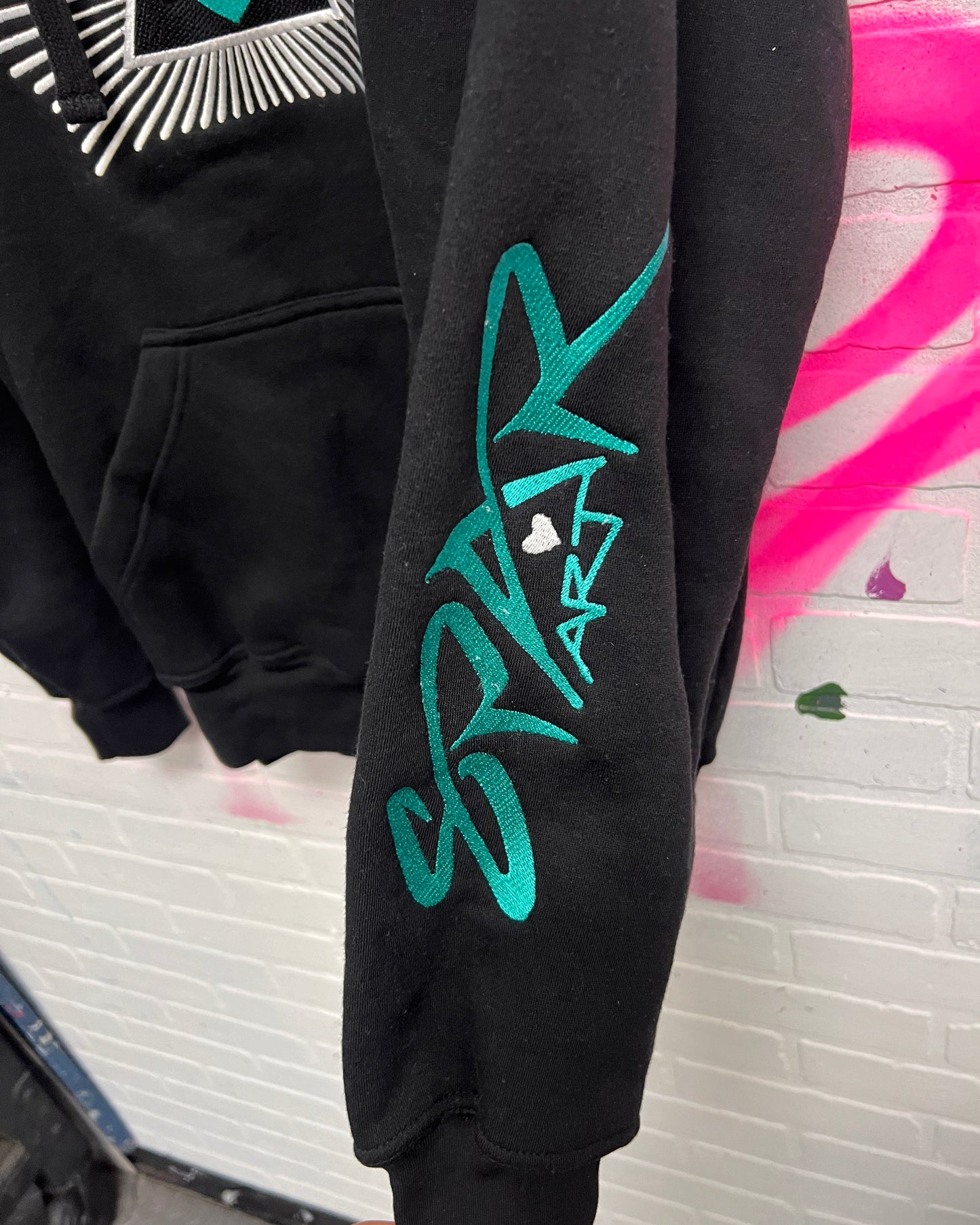 Heart Rays Logo Hooded Sweatshirt by SPAR