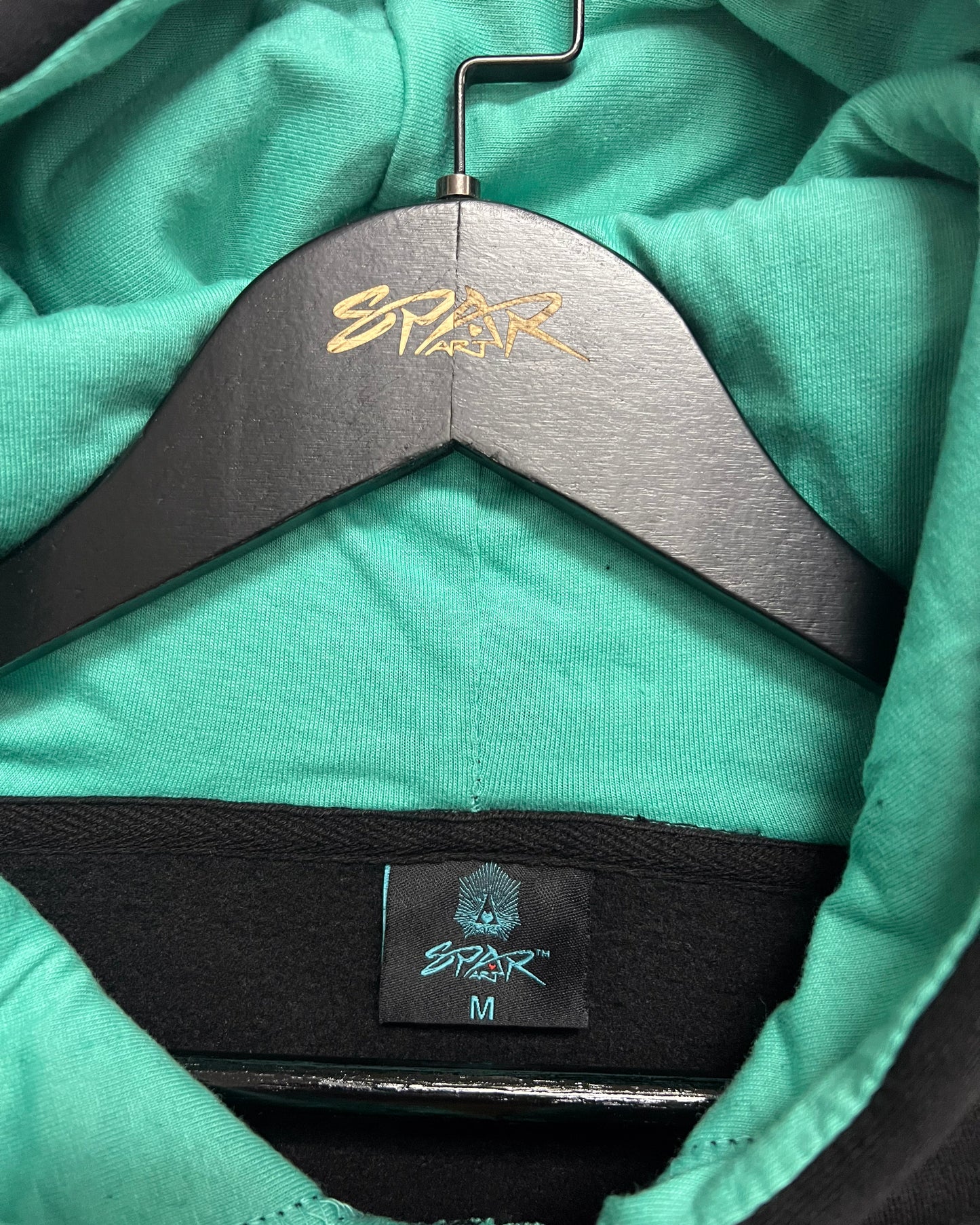 Heart Rays Logo Hooded Sweatshirt by SPAR