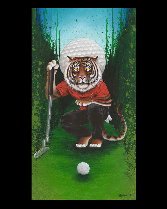 Crouching Tiger Putting Birdie 2018